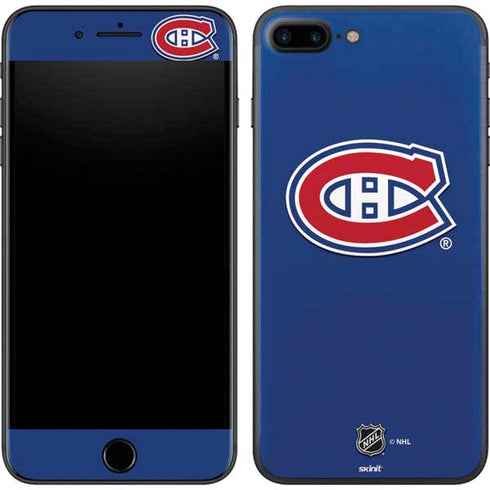 NHL Montreal Canadiens Solid Background iPhone 8 Plus Skin