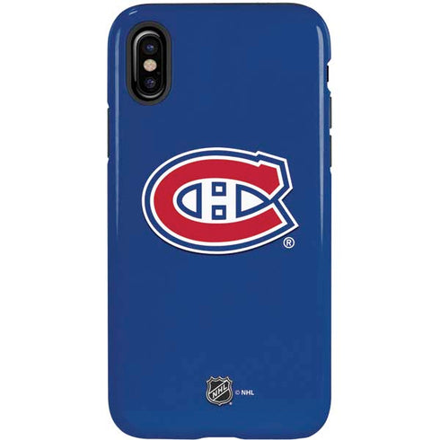 NHL Montreal Canadiens Solid Background iPhone X Pro Case