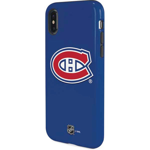 NHL Montreal Canadiens Solid Background iPhone XS Pro Case