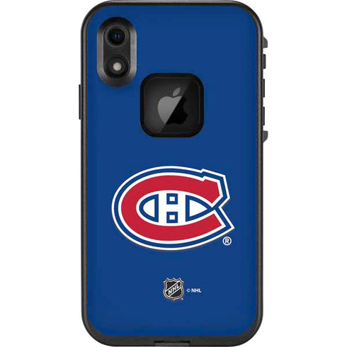 NHL Montreal Canadiens Solid Background LifeProof Fre iPhone Skin