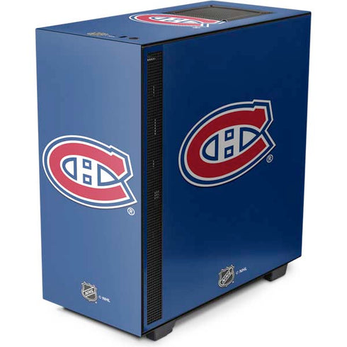 NHL Montreal Canadiens Solid Background NZXT H510 Compact ATX Mid-Tower Case Skin