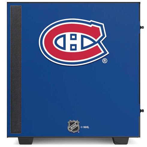 NHL Montreal Canadiens Solid Background NZXT H510 Compact ATX Mid-Tower Case Skin