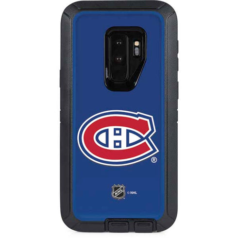 NHL Montreal Canadiens Solid Background Otterbox Defender Galaxy Skin