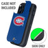 NHL Montreal Canadiens Solid Background Otterbox Defender iPhone Skin
