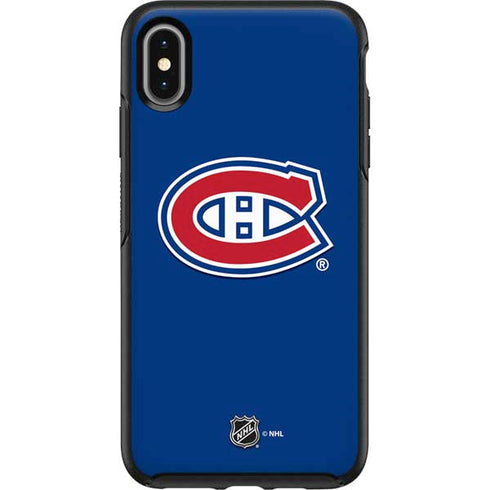 NHL Montreal Canadiens Solid Background Otterbox Symmetry iPhone Skin
