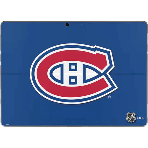 NHL Montreal Canadiens Solid Background Surface Pro 8 Skin