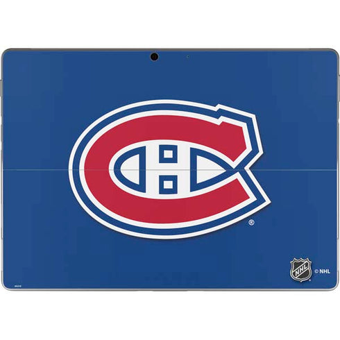 NHL Montreal Canadiens Solid Background Surface Pro 9 Skin