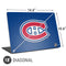 NHL Montreal Canadiens Solid Background Universal Laptop 18in (14.6 x 10.6in) Skin