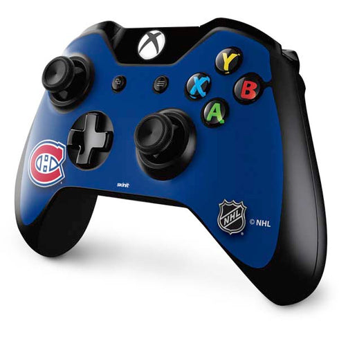 NHL Montreal Canadiens Solid Background Xbox One Controller Skin