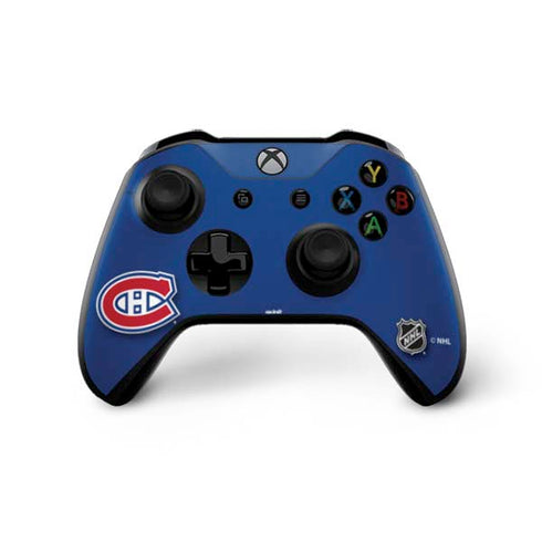 NHL Montreal Canadiens Solid Background Xbox One X Controller Skin