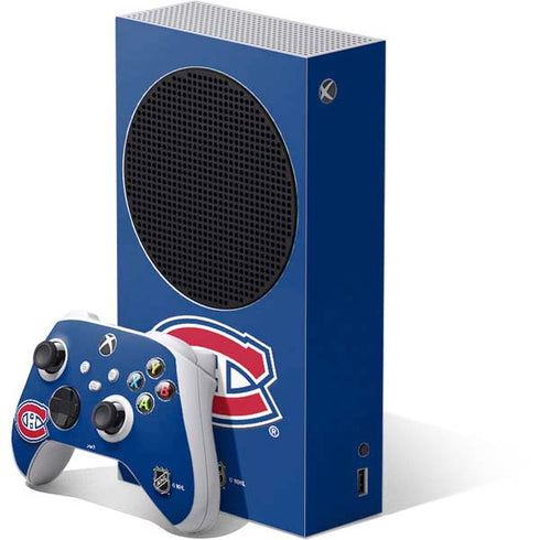 NHL Montreal Canadiens Solid Background Xbox Series S Skins