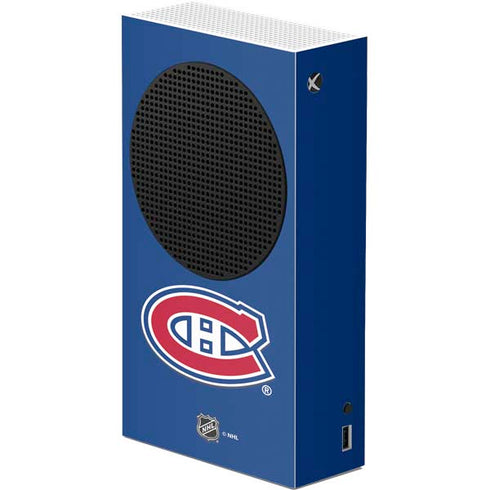 NHL Montreal Canadiens Solid Background Xbox Series S Console Skin