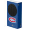NHL Montreal Canadiens Solid Background Xbox Series S Console Skin