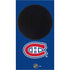 NHL Montreal Canadiens Solid Background Xbox Series S Console Skin