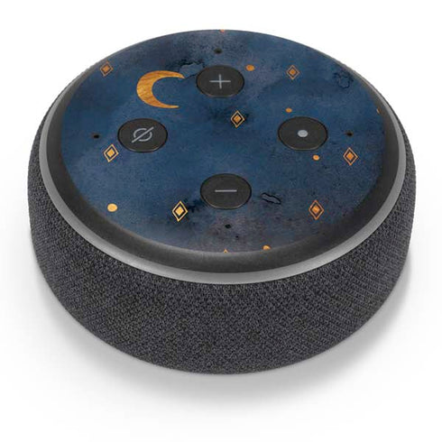 Moon and Stars Amazon Echo Dot Skin