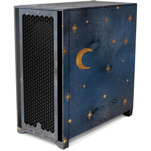 Moon and Stars Corsair 4000D Tempered Glass Mid-Tower ATX Case Skin