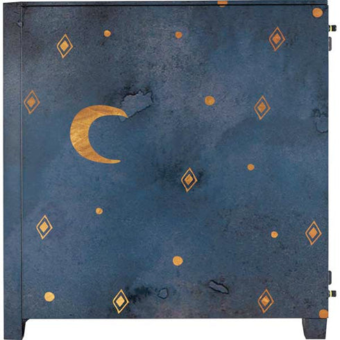 Moon and Stars Corsair 4000D Tempered Glass Mid-Tower ATX Case Skin