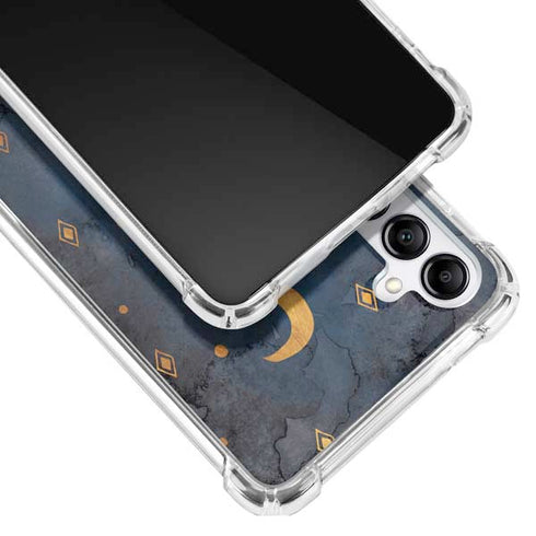 Moon and Stars Galaxy A14 5G Clear Case