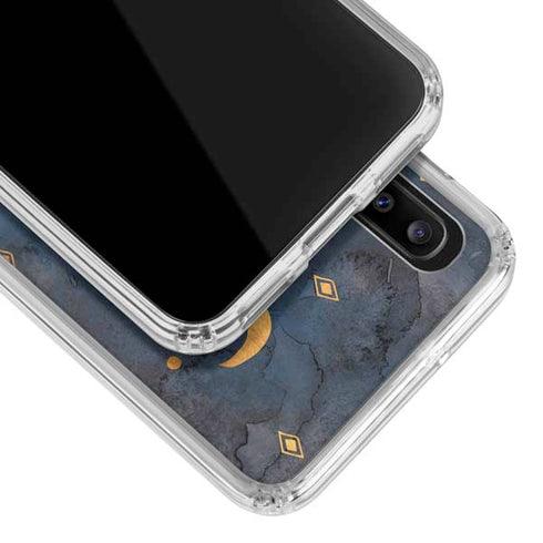 Moon and Stars Galaxy A30 Clear Case