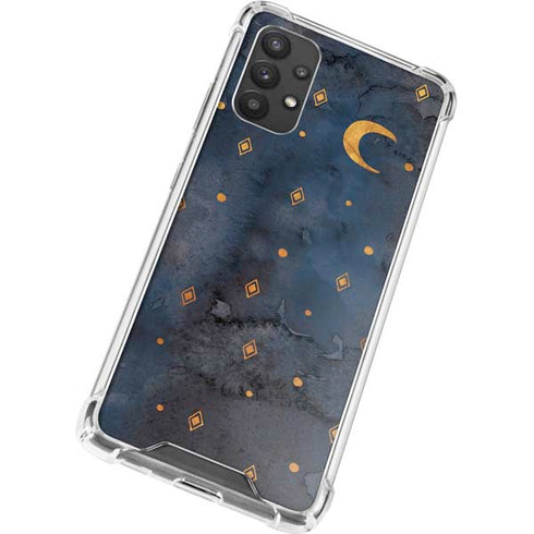 Moon and Stars Galaxy A32 5G Clear Case