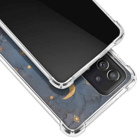 Moon and Stars Galaxy A52 5G Clear Case