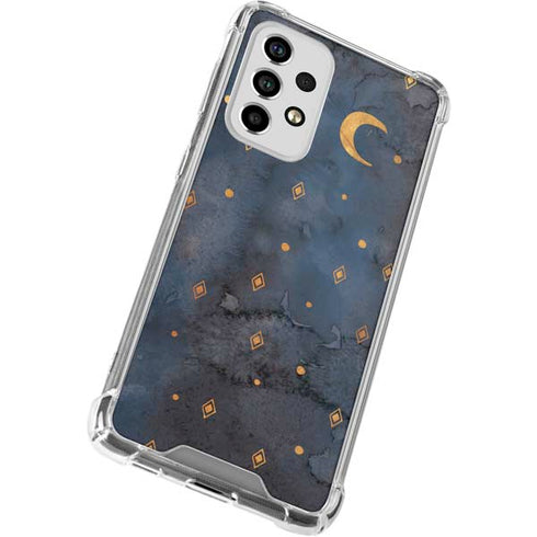 Moon and Stars Galaxy A53 5G Clear Case