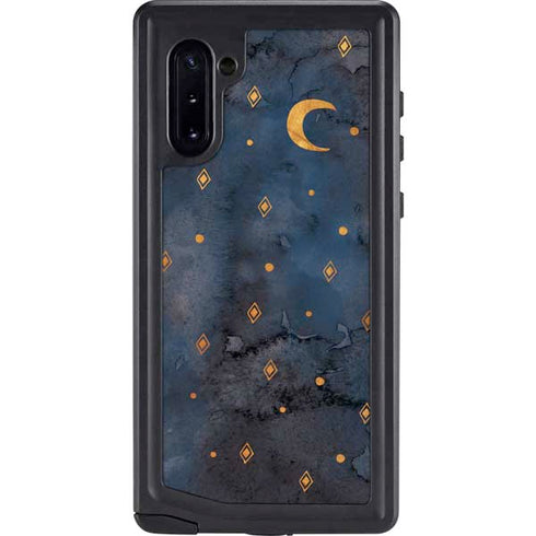 Moon and Stars Galaxy Note 10 Waterproof Case