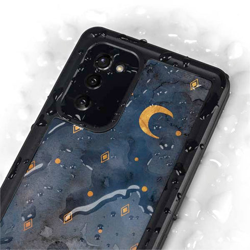 Moon and Stars Galaxy Note20 5G Waterproof Case