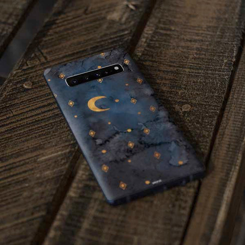 Moon and Stars Galaxy S10 Skin