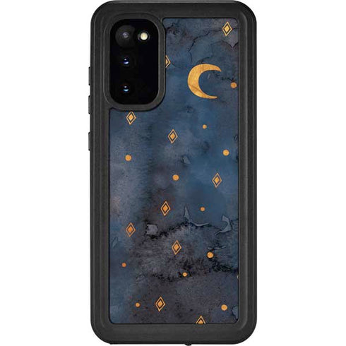 Moon and Stars Galaxy S20 Waterproof Case