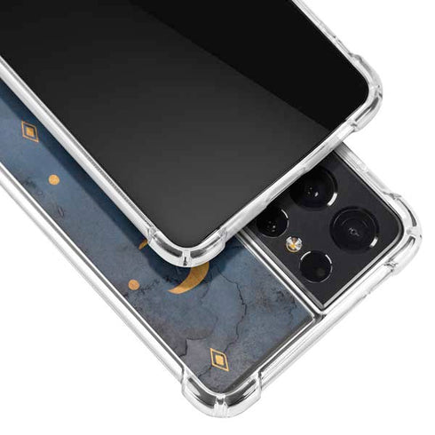Moon and Stars Galaxy S21 Ultra 5G Clear Case