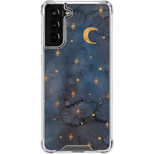 Moon and Stars Galaxy S22 Plus Clear Case