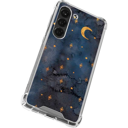 Moon and Stars Galaxy S23 Clear Case