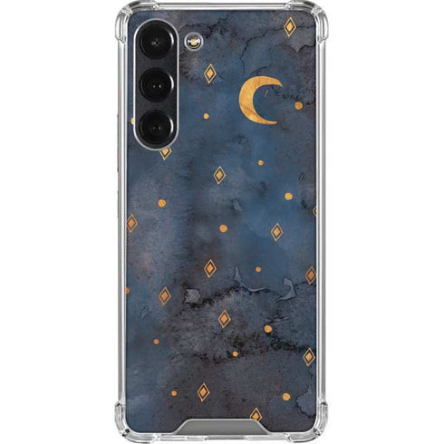 Moon and Stars Galaxy S23 Plus Clear Case
