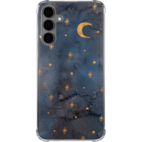 Moon and Stars Galaxy S24 Plus Clear Case