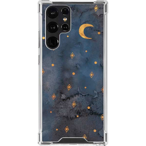 Moon and Stars Galaxy S24 Ultra Clear Case