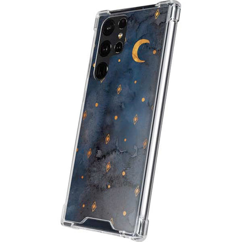 Moon and Stars Galaxy S24 Ultra Clear Case