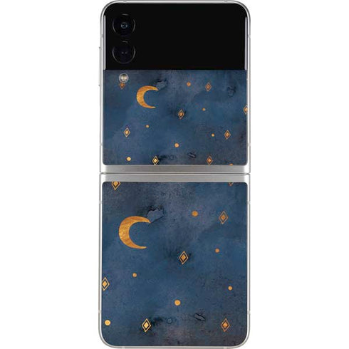 Moon and Stars Galaxy Z Flip3 5G Skin
