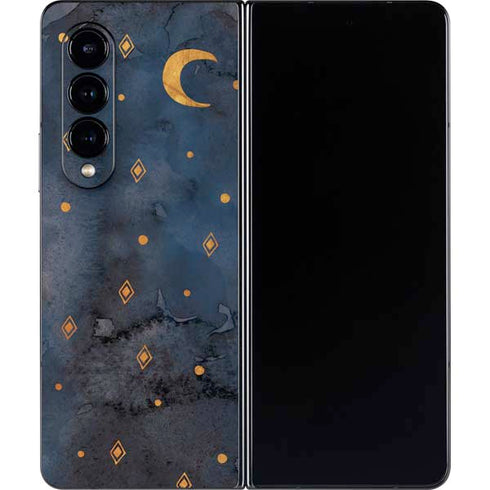 Moon and Stars Galaxy Z Fold4 5G Skin
