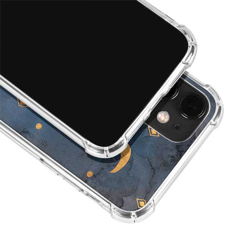 Moon and Stars iPhone 12 Mini Clear Case