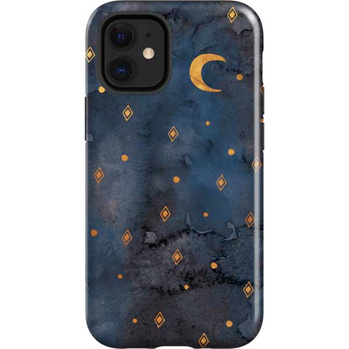 Moon and Stars iPhone 12 Mini Impact Case