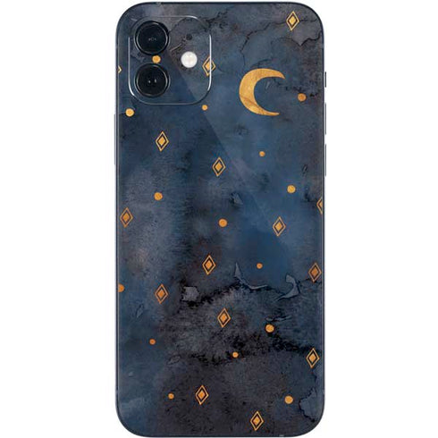 Moon and Stars iPhone 12 Mini Skin