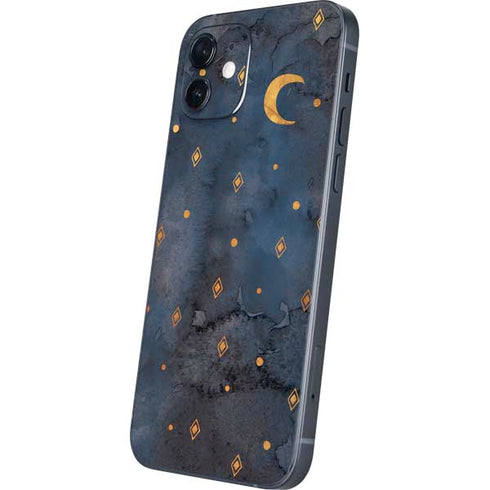 Moon and Stars iPhone 12 Mini Skin