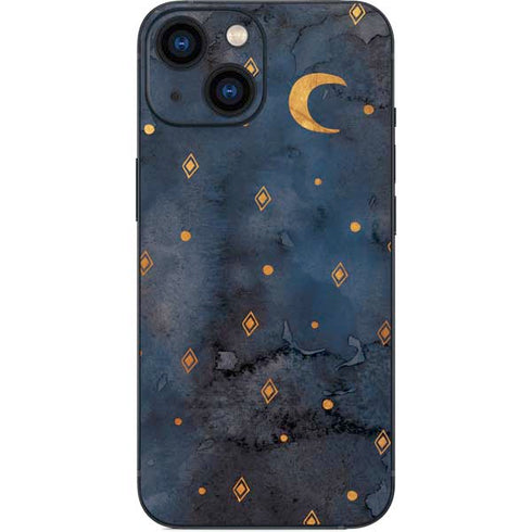 Moon and Stars iPhone 13 Mini Skin