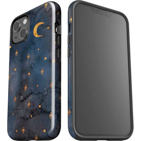 Moon and Stars iPhone 15 Plus Impact Case