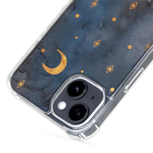 Moon and Stars iPhone 15 Plus MagSafe Case