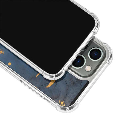 Moon and Stars iPhone 15 Pro Clear Case