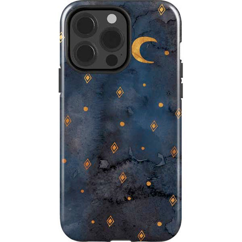 Moon and Stars iPhone 14 Pro Impact Case