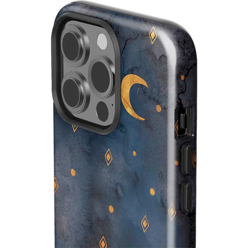Moon and Stars iPhone 15 Pro Impact Case