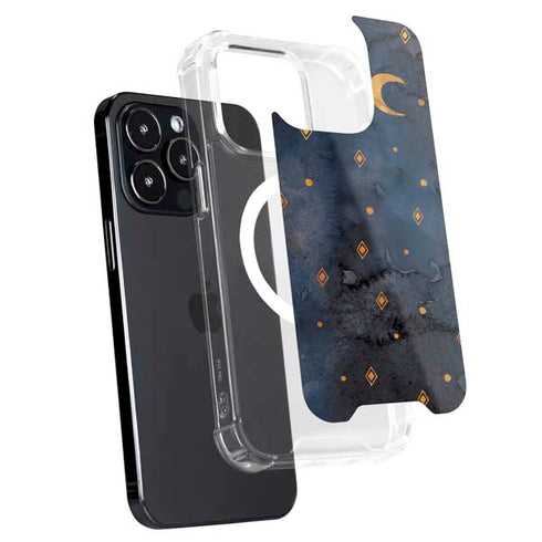 Moon and Stars iPhone 15 Pro MagSafe Case
